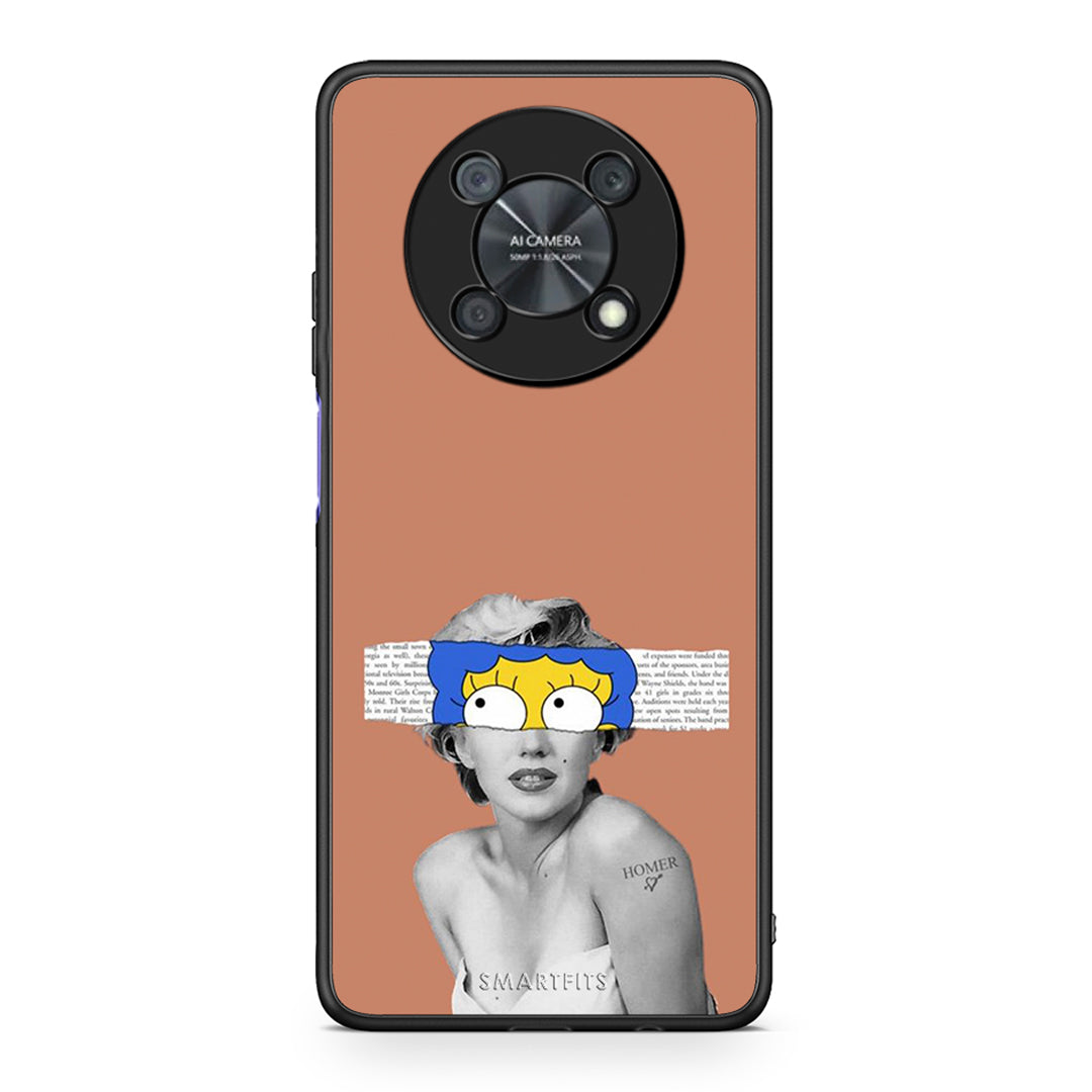 Huawei Nova Y90 Sim Merilyn θήκη από τη Smartfits με σχέδιο στο πίσω μέρος και μαύρο περίβλημα | Smartphone case with colorful back and black bezels by Smartfits