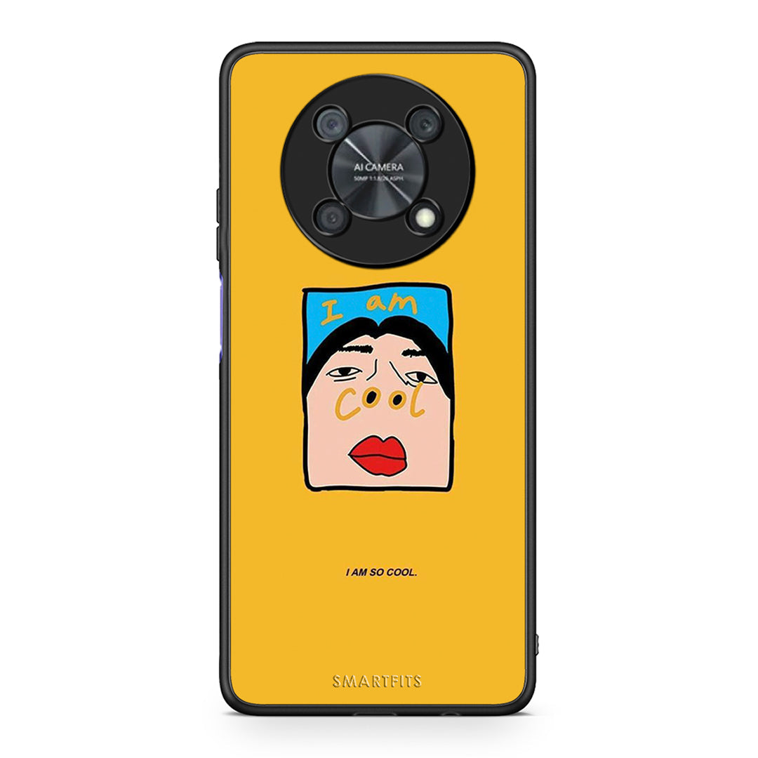Huawei Nova Y90 So Cool Θήκη Αγίου Βαλεντίνου από τη Smartfits με σχέδιο στο πίσω μέρος και μαύρο περίβλημα | Smartphone case with colorful back and black bezels by Smartfits