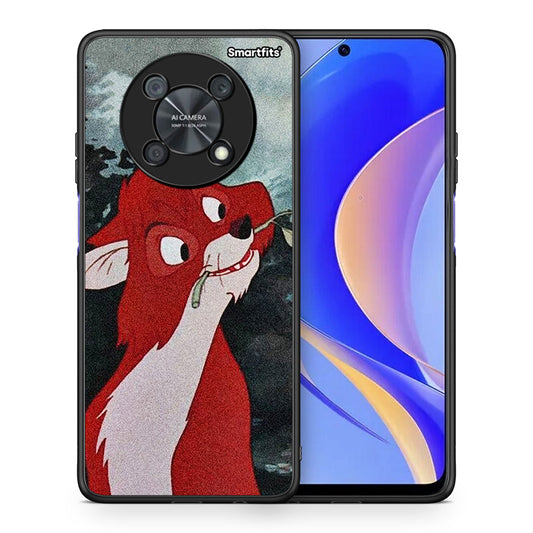 Θήκη Huawei Nova Y90 Tod And Vixey Love 1 από τη Smartfits με σχέδιο στο πίσω μέρος και μαύρο περίβλημα | Huawei Nova Y90 Tod And Vixey Love 1 case with colorful back and black bezels