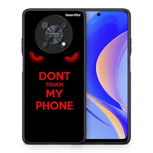 Θήκη Huawei Nova Y90 Touch My Phone από τη Smartfits με σχέδιο στο πίσω μέρος και μαύρο περίβλημα | Huawei Nova Y90 Touch My Phone case with colorful back and black bezels