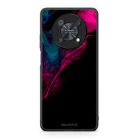 Thumbnail for 4 - Huawei Nova Y90 Pink Black Watercolor case, cover, bumper