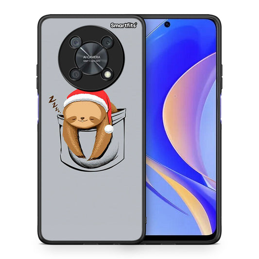 Θήκη Huawei Nova Y90 Xmas Zzzz από τη Smartfits με σχέδιο στο πίσω μέρος και μαύρο περίβλημα | Huawei Nova Y90 Xmas Zzzz case with colorful back and black bezels