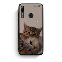 Thumbnail for Huawei P Smart 2019 Cats In Love Θήκη από τη Smartfits με σχέδιο στο πίσω μέρος και μαύρο περίβλημα | Smartphone case with colorful back and black bezels by Smartfits