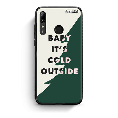 Huawei P Smart 2019 Cold Outside θήκη από τη Smartfits με σχέδιο στο πίσω μέρος και μαύρο περίβλημα | Smartphone case with colorful back and black bezels by Smartfits