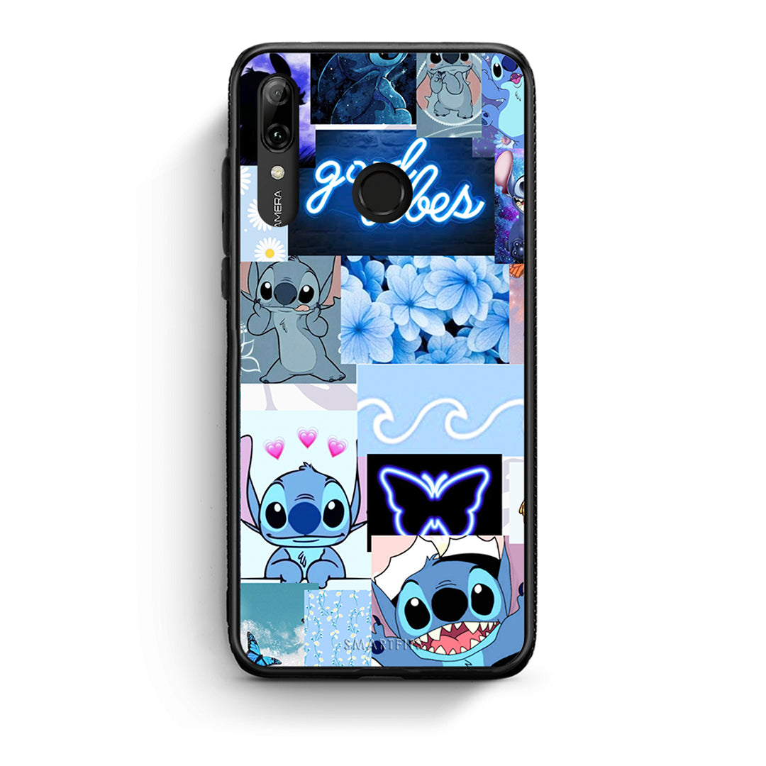 Huawei P Smart 2019 Collage Good Vibes Θήκη Αγίου Βαλεντίνου από τη Smartfits με σχέδιο στο πίσω μέρος και μαύρο περίβλημα | Smartphone case with colorful back and black bezels by Smartfits