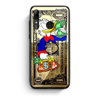Thumbnail for Huawei P Smart 2019 Duck Money Θήκη από τη Smartfits με σχέδιο στο πίσω μέρος και μαύρο περίβλημα | Smartphone case with colorful back and black bezels by Smartfits