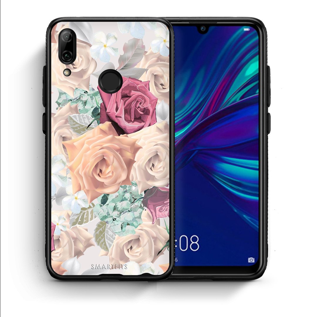 Θήκη Huawei P Smart 2019 Bouquet Floral από τη Smartfits με σχέδιο στο πίσω μέρος και μαύρο περίβλημα | Huawei P Smart 2019 Bouquet Floral case with colorful back and black bezels