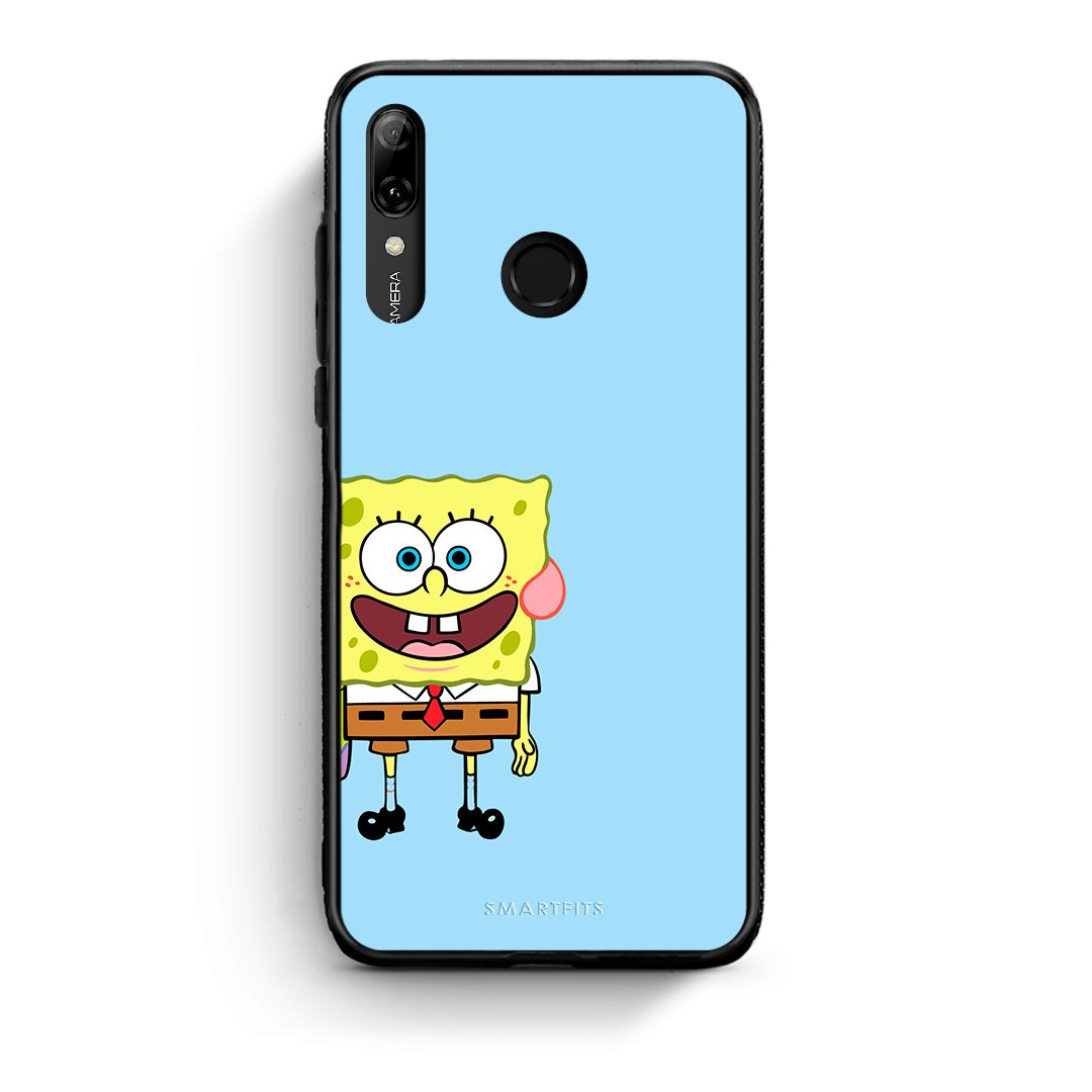 Huawei P Smart 2019 Friends Bob θήκη από τη Smartfits με σχέδιο στο πίσω μέρος και μαύρο περίβλημα | Smartphone case with colorful back and black bezels by Smartfits