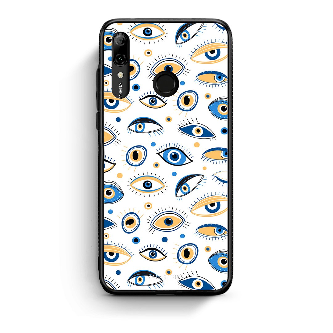 Huawei P Smart 2019 Ftou Ftou θήκη από τη Smartfits με σχέδιο στο πίσω μέρος και μαύρο περίβλημα | Smartphone case with colorful back and black bezels by Smartfits