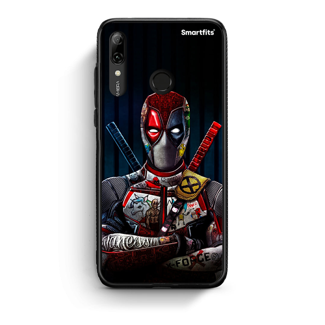 Huawei P Smart 2019 Funny Guy θήκη από τη Smartfits με σχέδιο στο πίσω μέρος και μαύρο περίβλημα | Smartphone case with colorful back and black bezels by Smartfits