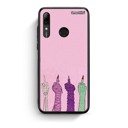 Huawei P Smart 2019 Halloween Be A Lady Θήκη από τη Smartfits με σχέδιο στο πίσω μέρος και μαύρο περίβλημα | Smartphone case with colorful back and black bezels by Smartfits