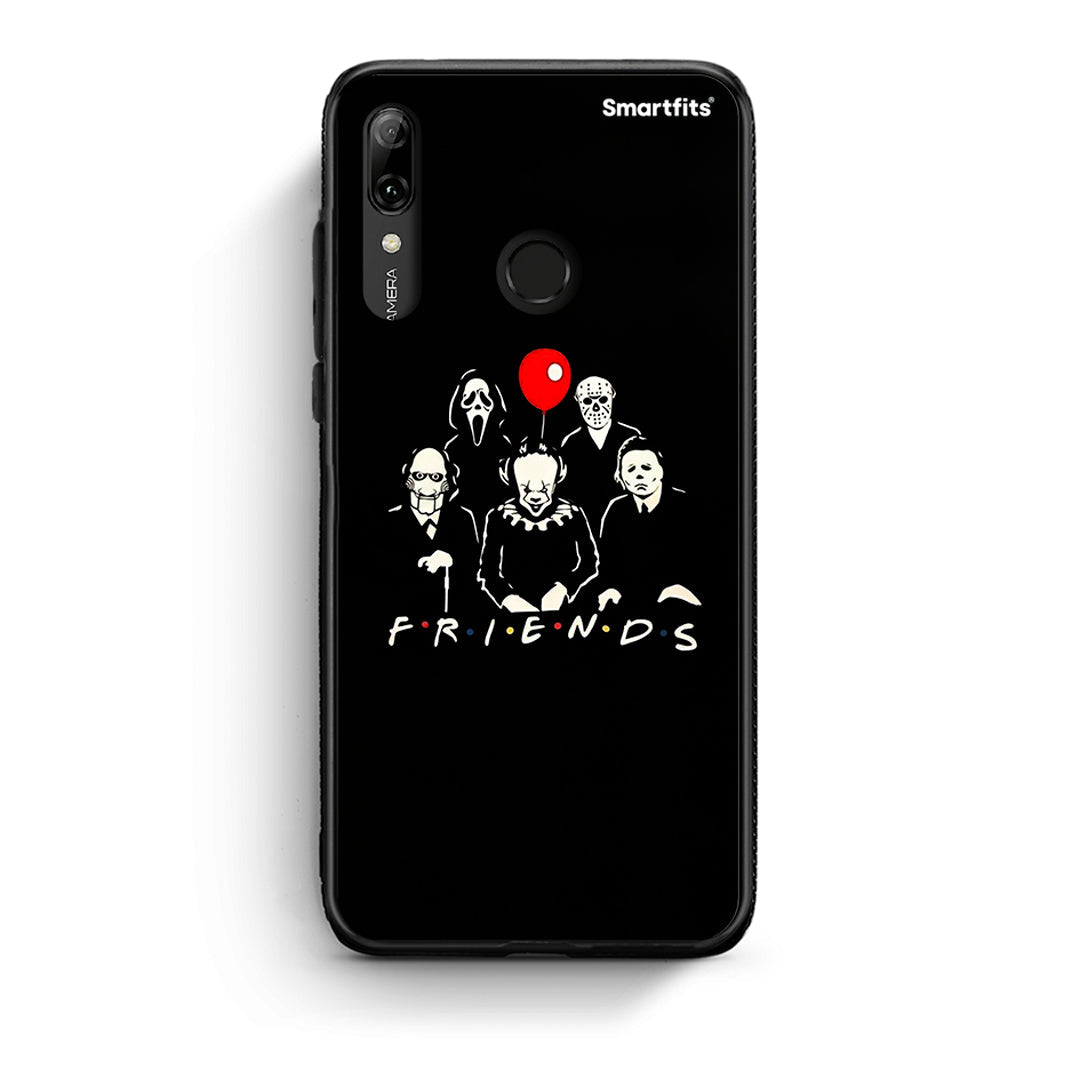 Huawei P Smart 2019 Halloween Friends Θήκη από τη Smartfits με σχέδιο στο πίσω μέρος και μαύρο περίβλημα | Smartphone case with colorful back and black bezels by Smartfits