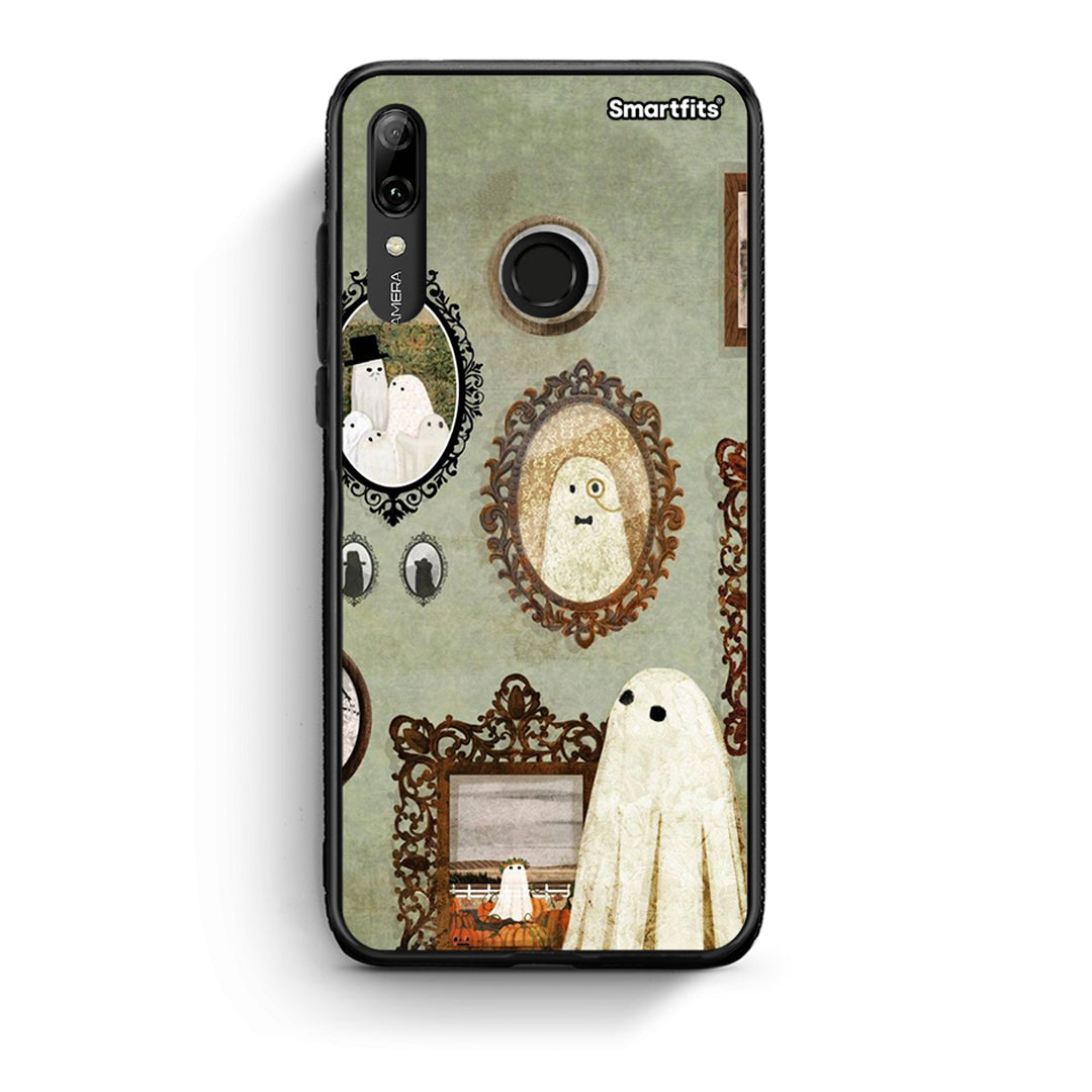 Huawei P Smart 2019 Halloween Ghost Season Θήκη από τη Smartfits με σχέδιο στο πίσω μέρος και μαύρο περίβλημα | Smartphone case with colorful back and black bezels by Smartfits