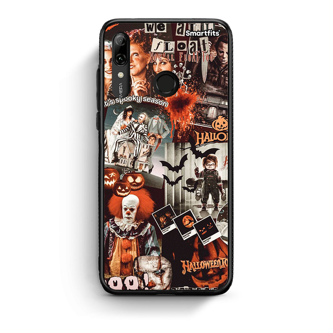 Huawei P Smart 2019 Halloween Spooky Season Θήκη από τη Smartfits με σχέδιο στο πίσω μέρος και μαύρο περίβλημα | Smartphone case with colorful back and black bezels by Smartfits