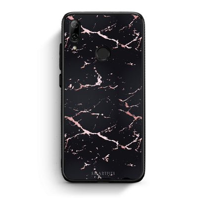 4 - Huawei P Smart 2019  Black Rosegold Marble case, cover, bumper
