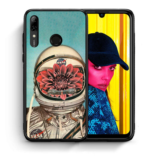 Θήκη Huawei P Smart 2019 Nasa Bloom από τη Smartfits με σχέδιο στο πίσω μέρος και μαύρο περίβλημα | Huawei P Smart 2019 Nasa Bloom case with colorful back and black bezels