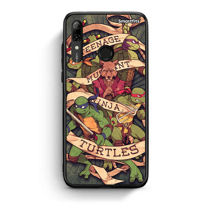 Huawei P Smart 2019 Ninja Turtles θήκη από τη Smartfits με σχέδιο στο πίσω μέρος και μαύρο περίβλημα | Smartphone case with colorful back and black bezels by Smartfits