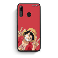 Thumbnail for Huawei P Smart 2019 Pirate Luffy Θήκη από τη Smartfits με σχέδιο στο πίσω μέρος και μαύρο περίβλημα | Smartphone case with colorful back and black bezels by Smartfits