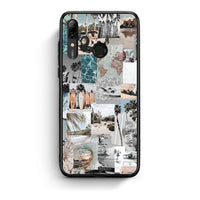 Thumbnail for Huawei P Smart 2019 Retro Beach Life Θήκη από τη Smartfits με σχέδιο στο πίσω μέρος και μαύρο περίβλημα | Smartphone case with colorful back and black bezels by Smartfits