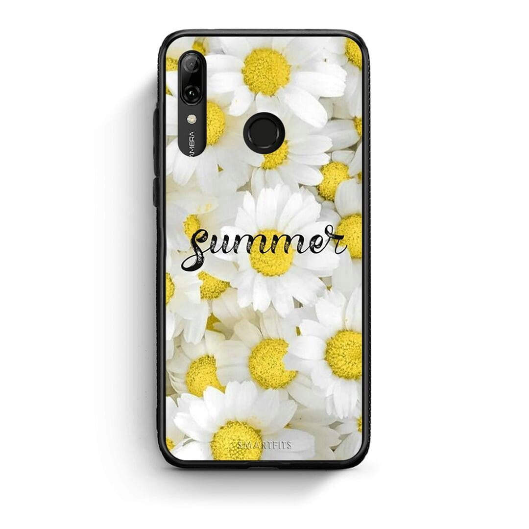 Huawei P Smart 2019 Summer Daisies Θήκη από τη Smartfits με σχέδιο στο πίσω μέρος και μαύρο περίβλημα | Smartphone case with colorful back and black bezels by Smartfits