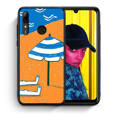Θήκη Huawei P Smart 2019 Summering από τη Smartfits με σχέδιο στο πίσω μέρος και μαύρο περίβλημα | Huawei P Smart 2019 Summering case with colorful back and black bezels
