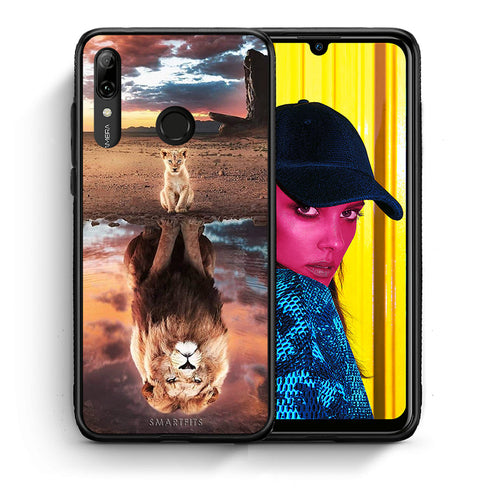 Θήκη Αγίου Βαλεντίνου Huawei P Smart 2019 Sunset Dreams από τη Smartfits με σχέδιο στο πίσω μέρος και μαύρο περίβλημα | Huawei P Smart 2019 Sunset Dreams case with colorful back and black bezels