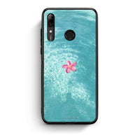 Thumbnail for Huawei P Smart 2019 Water Flower Θήκη από τη Smartfits με σχέδιο στο πίσω μέρος και μαύρο περίβλημα | Smartphone case with colorful back and black bezels by Smartfits