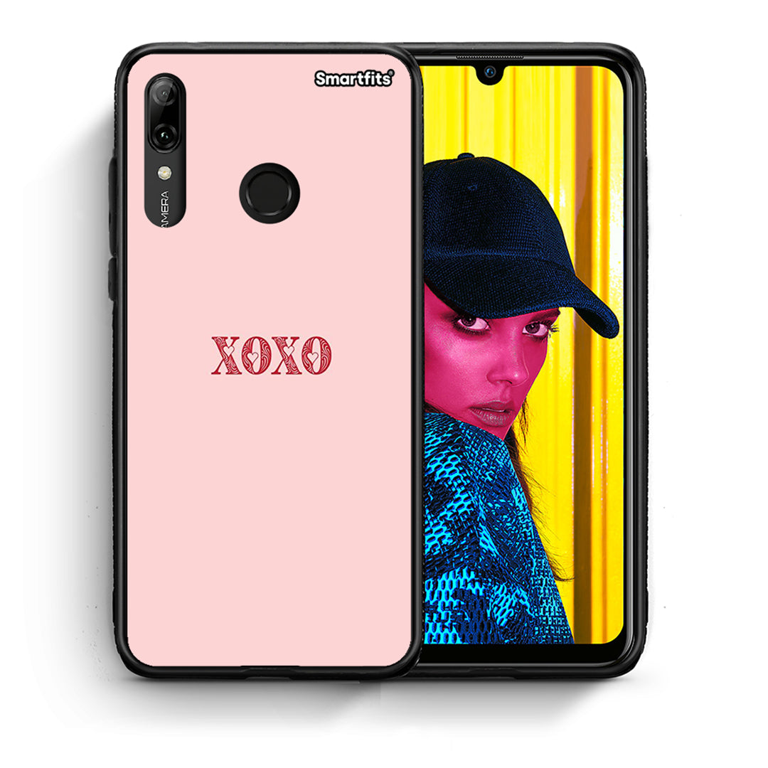 Θήκη Huawei P Smart 2019 XOXO Love από τη Smartfits με σχέδιο στο πίσω μέρος και μαύρο περίβλημα | Huawei P Smart 2019 XOXO Love case with colorful back and black bezels