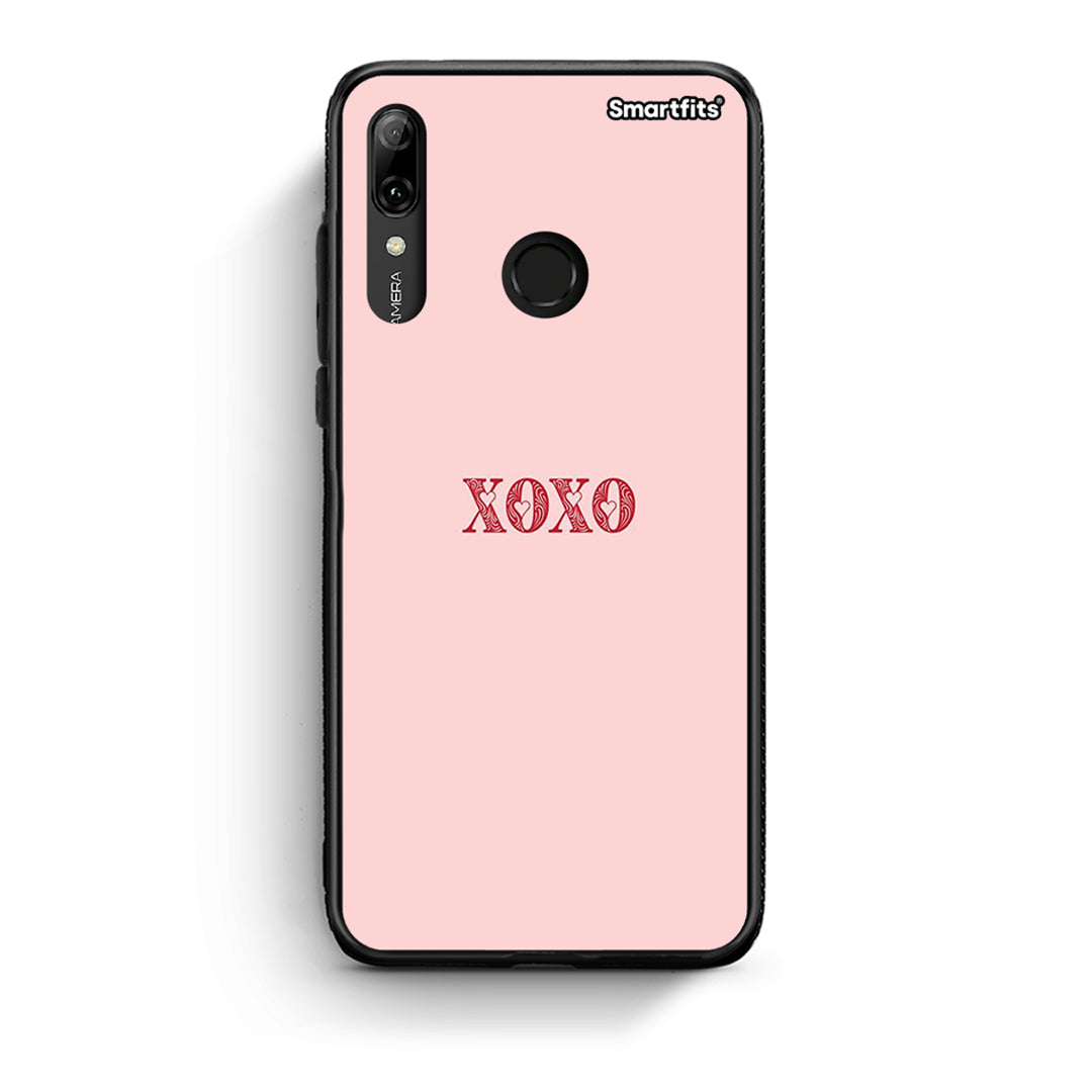 Huawei P Smart 2019 XOXO Love θήκη από τη Smartfits με σχέδιο στο πίσω μέρος και μαύρο περίβλημα | Smartphone case with colorful back and black bezels by Smartfits