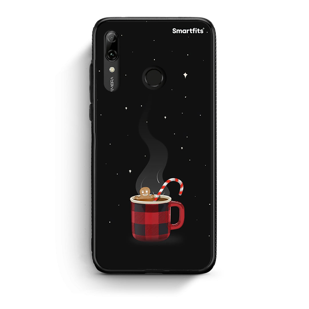 Huawei P Smart 2019 Xmas Bathing θήκη από τη Smartfits με σχέδιο στο πίσω μέρος και μαύρο περίβλημα | Smartphone case with colorful back and black bezels by Smartfits