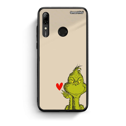 Huawei P Smart 2019 Xmas Grinch θήκη από τη Smartfits με σχέδιο στο πίσω μέρος και μαύρο περίβλημα | Smartphone case with colorful back and black bezels by Smartfits