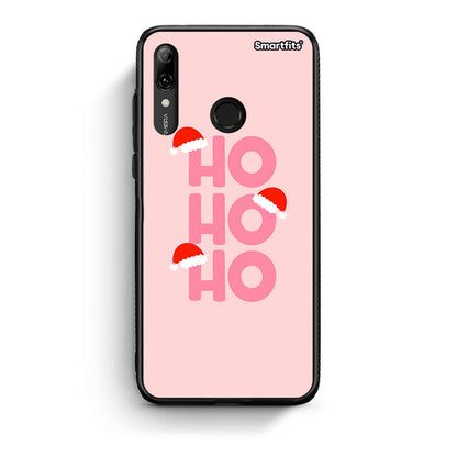 Huawei P Smart 2019 Xmas Ho Ho Ho θήκη από τη Smartfits με σχέδιο στο πίσω μέρος και μαύρο περίβλημα | Smartphone case with colorful back and black bezels by Smartfits