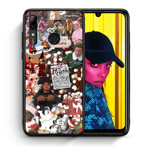 Θήκη Huawei P Smart 2019 Xmas Movies από τη Smartfits με σχέδιο στο πίσω μέρος και μαύρο περίβλημα | Huawei P Smart 2019 Xmas Movies case with colorful back and black bezels