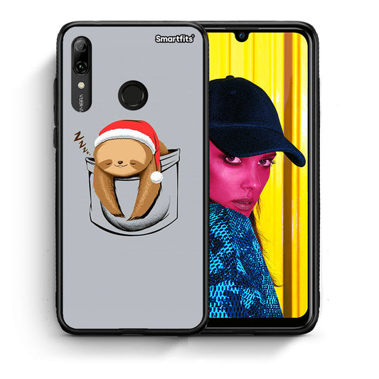 Θήκη Huawei P Smart 2019 Xmas Zzzz από τη Smartfits με σχέδιο στο πίσω μέρος και μαύρο περίβλημα | Huawei P Smart 2019 Xmas Zzzz case with colorful back and black bezels