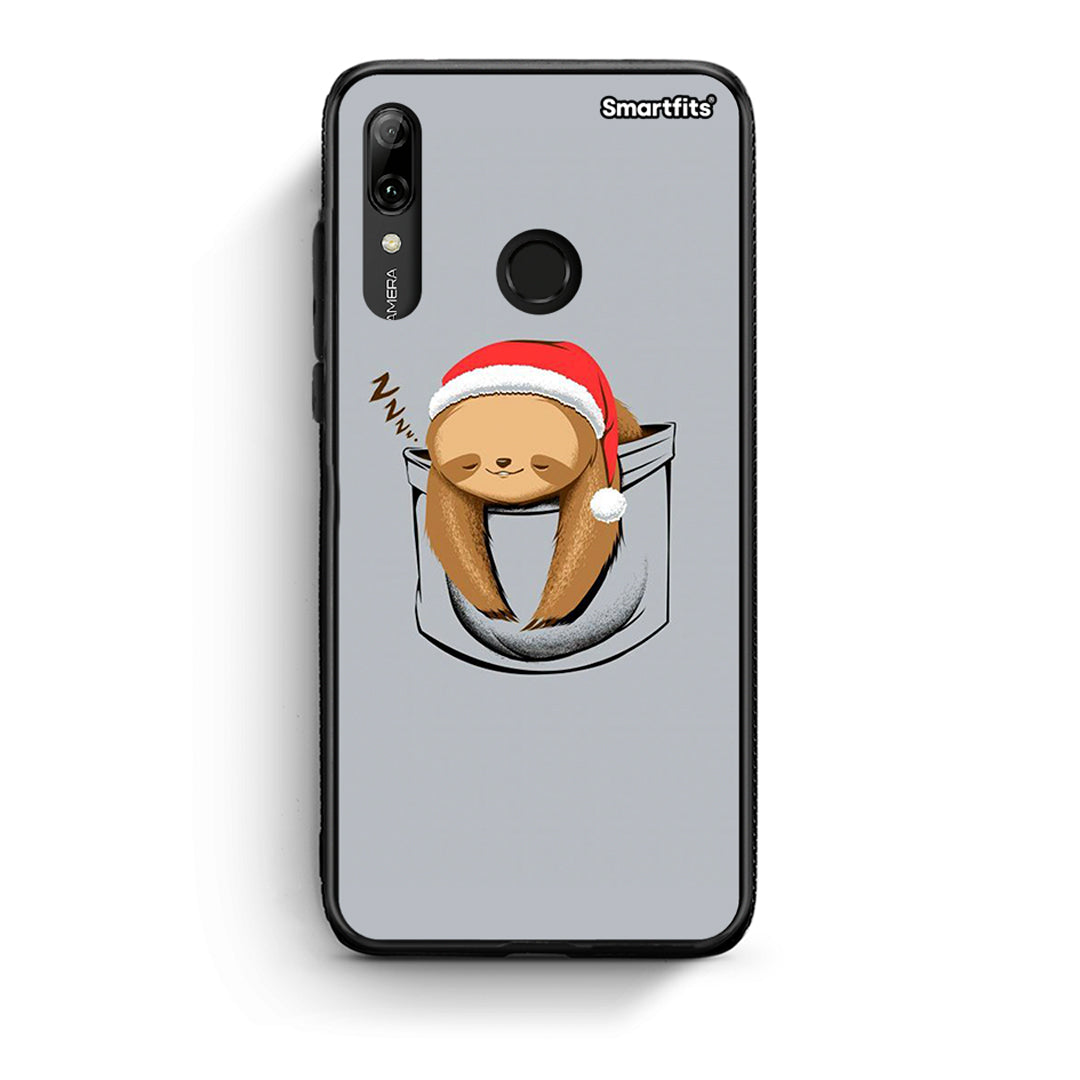 Huawei P Smart 2019 Xmas Zzzz θήκη από τη Smartfits με σχέδιο στο πίσω μέρος και μαύρο περίβλημα | Smartphone case with colorful back and black bezels by Smartfits