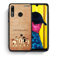 Thumbnail for Θήκη Huawei P Smart 2019 You Go Girl από τη Smartfits με σχέδιο στο πίσω μέρος και μαύρο περίβλημα | Huawei P Smart 2019 You Go Girl case with colorful back and black bezels