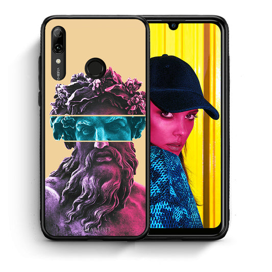 Θήκη Αγίου Βαλεντίνου Huawei P Smart 2019 Zeus Art από τη Smartfits με σχέδιο στο πίσω μέρος και μαύρο περίβλημα | Huawei P Smart 2019 Zeus Art case with colorful back and black bezels