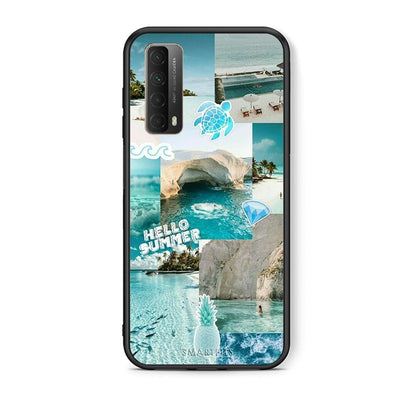 Θήκη Huawei P Smart 2021 Aesthetic Summer από τη Smartfits με σχέδιο στο πίσω μέρος και μαύρο περίβλημα | Huawei P Smart 2021 Aesthetic Summer case with colorful back and black bezels