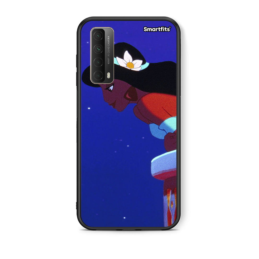 Θήκη Huawei P Smart 2021 Alladin And Jasmine Love 2 από τη Smartfits με σχέδιο στο πίσω μέρος και μαύρο περίβλημα | Huawei P Smart 2021 Alladin And Jasmine Love 2 case with colorful back and black bezels