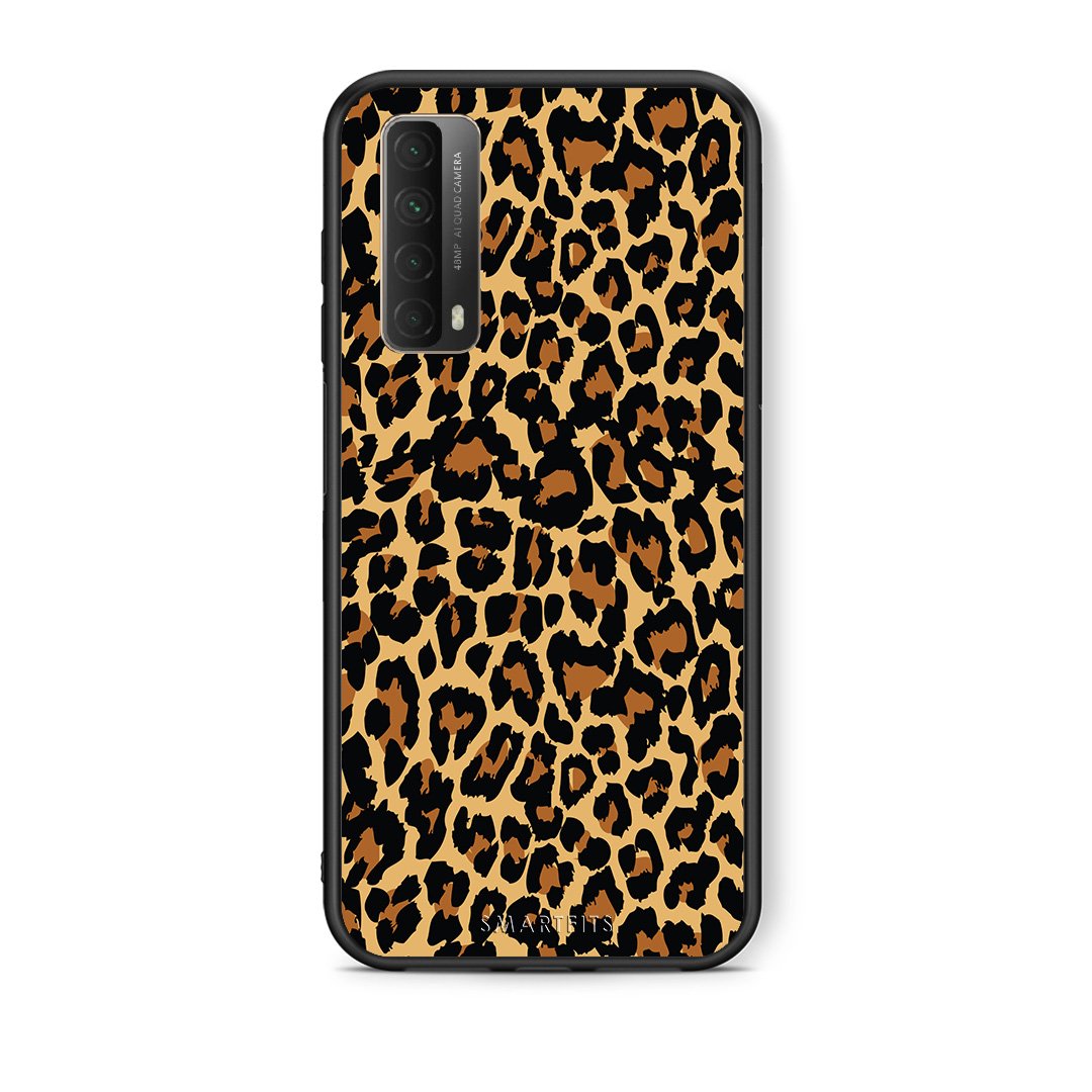 Θήκη Huawei P Smart 2021 Leopard Animal από τη Smartfits με σχέδιο στο πίσω μέρος και μαύρο περίβλημα | Huawei P Smart 2021 Leopard Animal case with colorful back and black bezels