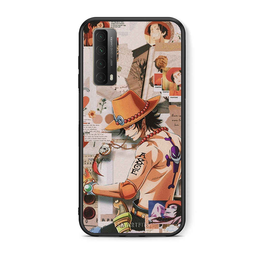 Θήκη Huawei P Smart 2021 Anime Collage από τη Smartfits με σχέδιο στο πίσω μέρος και μαύρο περίβλημα | Huawei P Smart 2021 Anime Collage case with colorful back and black bezels