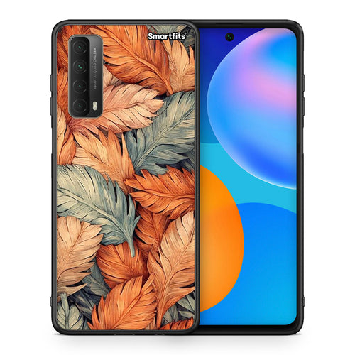 Θήκη Huawei P Smart 2021 Autumn Leaves από τη Smartfits με σχέδιο στο πίσω μέρος και μαύρο περίβλημα | Huawei P Smart 2021 Autumn Leaves case with colorful back and black bezels