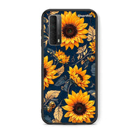 Thumbnail for Θήκη Huawei P Smart 2021 Autumn Sunflowers από τη Smartfits με σχέδιο στο πίσω μέρος και μαύρο περίβλημα | Huawei P Smart 2021 Autumn Sunflowers case with colorful back and black bezels