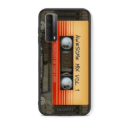 Θήκη Huawei P Smart 2021 Awesome Mix από τη Smartfits με σχέδιο στο πίσω μέρος και μαύρο περίβλημα | Huawei P Smart 2021 Awesome Mix case with colorful back and black bezels