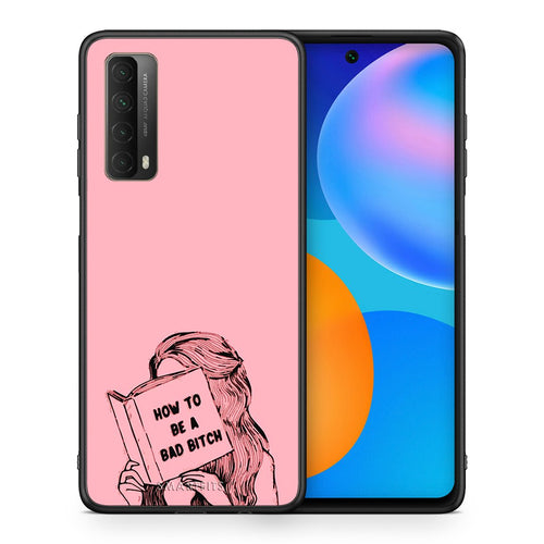 Θήκη Huawei P Smart 2021 Bad Bitch από τη Smartfits με σχέδιο στο πίσω μέρος και μαύρο περίβλημα | Huawei P Smart 2021 Bad Bitch case with colorful back and black bezels