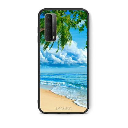 Θήκη Huawei P Smart 2021 Beautiful Beach από τη Smartfits με σχέδιο στο πίσω μέρος και μαύρο περίβλημα | Huawei P Smart 2021 Beautiful Beach case with colorful back and black bezels