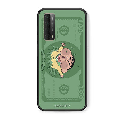 Θήκη Αγίου Βαλεντίνου Huawei P Smart 2021 Big Money από τη Smartfits με σχέδιο στο πίσω μέρος και μαύρο περίβλημα | Huawei P Smart 2021 Big Money case with colorful back and black bezels