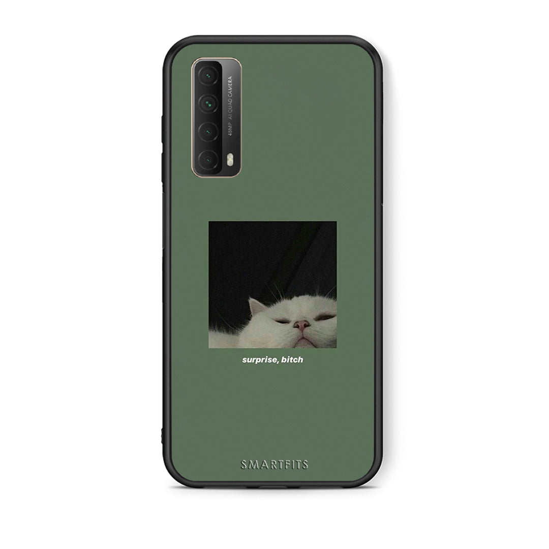 Θήκη Huawei P Smart 2021 Bitch Surprise από τη Smartfits με σχέδιο στο πίσω μέρος και μαύρο περίβλημα | Huawei P Smart 2021 Bitch Surprise case with colorful back and black bezels
