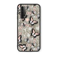 Thumbnail for Θήκη Huawei P Smart 2021 Butterflies Boho από τη Smartfits με σχέδιο στο πίσω μέρος και μαύρο περίβλημα | Huawei P Smart 2021 Butterflies Boho case with colorful back and black bezels