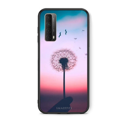 Θήκη Huawei P Smart 2021 Wish Boho από τη Smartfits με σχέδιο στο πίσω μέρος και μαύρο περίβλημα | Huawei P Smart 2021 Wish Boho case with colorful back and black bezels